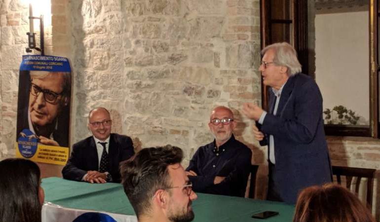 Elezioni, Sgarbi: “L’Umbria non sopporta più il fatto che l’italiano abbia meno diritti dello straniero”
