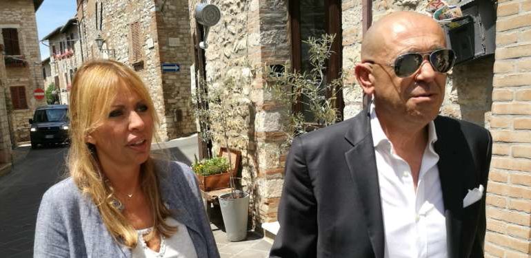 Alessandra Mussolini in visita a Corciano: l’Umbria merita di stare fra le grandi regioni