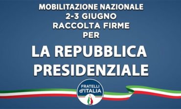 Italia Repubblica Presidenziale: anche a Corciano si raccolgono le firme nell'iniziativa di Fratelli d'Italia