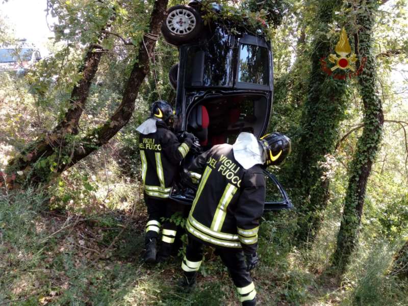 Incidente stradale tra Ellera e Corciano