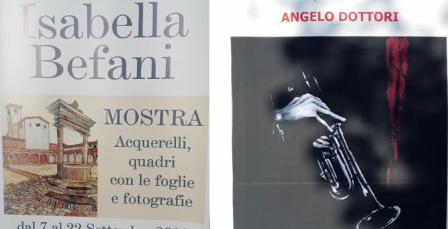 Inaugurate a Corciano le personali degli artisti Angelo Dottori e Isabella Befani