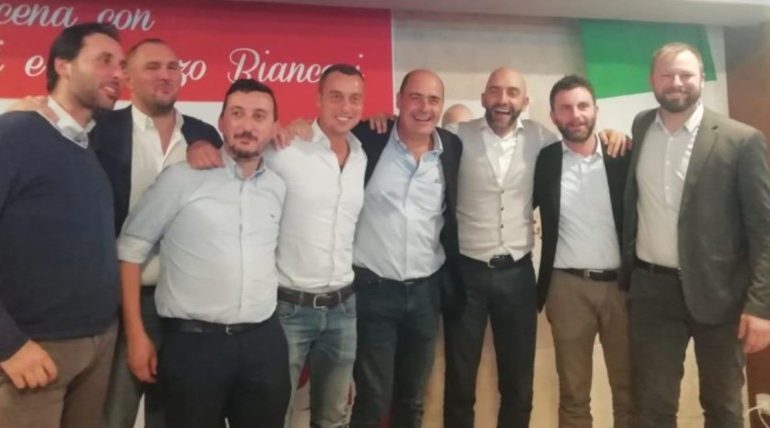 Elezioni, Zingaretti con Bianconi e i sindaci del Trasimeno fa il pieno di simpatizzanti
