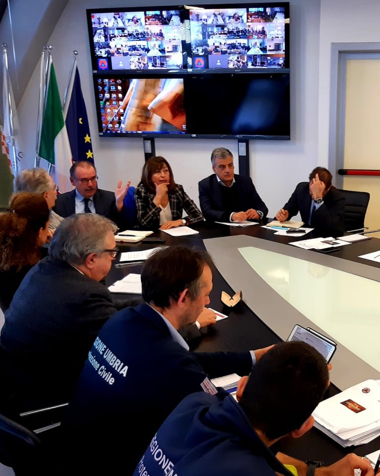 Coronavirus: 28 i casi registrati in Umbria, la Regione esorta chi proviene dalle zone rosse a segnalarlo