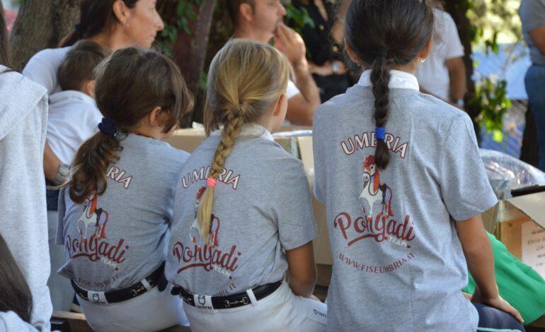 Equitazione, i piccoli cavalieri e amazzoni umbri pronti per le Ponyadi 2022
