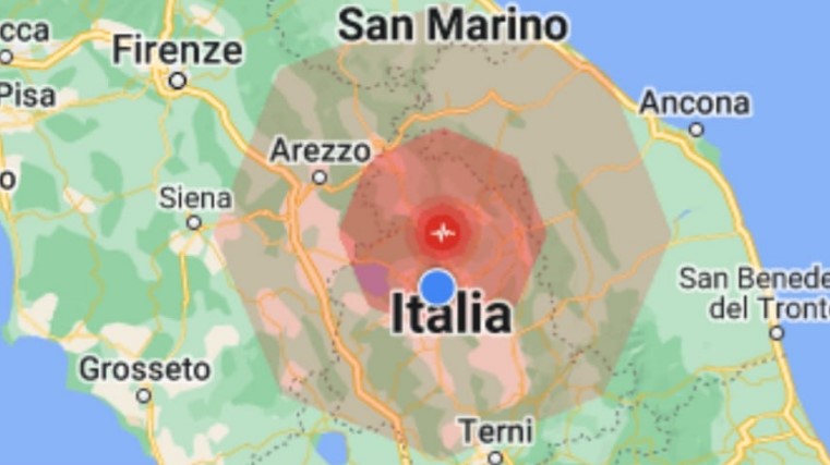 Terremoto, epicentro a Umbertide ma sentito in molte zone