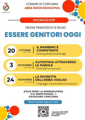 Essere genitori oggi: tre workshop al nido La Mongolfiera